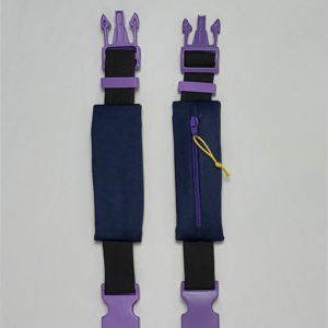 Pochete Azul Marinho com Roxo