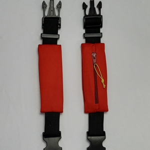Mini Pochete Vermelha com Zíper Vermelho (Sob Encomenda)
