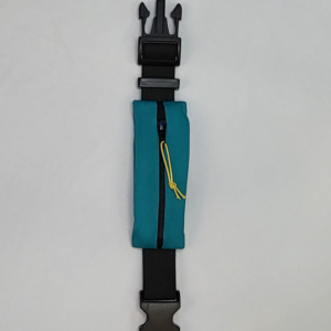 Mini Pochete Verde Tiffany com Zíper Preto